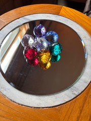 Feng Shui Round Mirror Plate 8″ Diameter 3mm Thick ( Mirror Only)