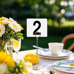 100 Pcs Double-Sided Table Number Cards 1-100, 4×3.7 Inch Signs for Weddings, Ev