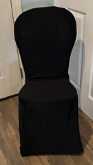 Spandex Chair Covers for Party 1 pc Universal Banquet Chair Cover Black