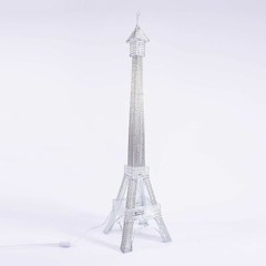 39″ tall Silver LED Lights Eiffel Tower Wedding Party Home Decorations WHOLESALE