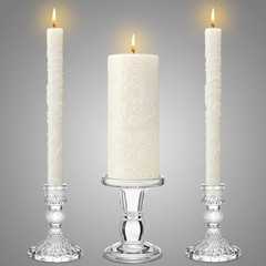 Unity Candles with Holder for Wedding Ceremony Wedding Decortions Accessories…