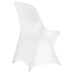 VEVOR 30PCS White Stretch Spandex Folding Chair Covers for Wedding Party Dining