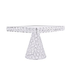 Dessert Plate Display Rack 5Pcs Cupcake Holder Tray Crystal Beads Cake Stand New