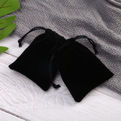 10Pcs/Lot Small Black Velvet Bags 7X9 9X12Cm Charms Earrings Jewelry Packaging B