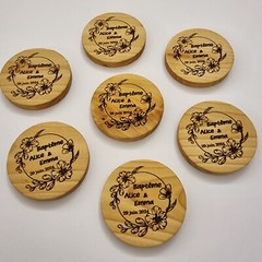 wedding favors for guests, Customized Wood Makeup Hand Bottle Opener(25 pieces)