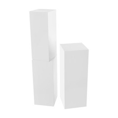 3 PCS Metal Display Pedestal Stands, Display Pillars for Birthday Party Wedding