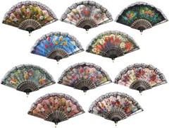4 Pieces Folding Hand Fans Church Wedding Gift, Party Favors, DIY Decoration Gif