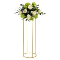 Gold Metal Flower Stand 35 × 100 cm Pack Of 10 Wedding Table Centerpieces