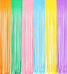 Silver Blue Snowflake Fringe Curtain – Winter Onederland Streamers Backdrop wit