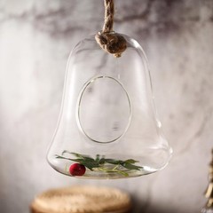 CLEAR 9″ tall Glass Bell Floating Terrarium Wedding Party Gifts Home Decorations