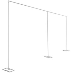 6x3m Wedding Backdrop Stand Pipe Kit carbon steel Curtain Frame Baby Shower
