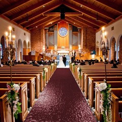ShinyBeauty Sequin Aisle Runner Rug 4x15FT – Sparkly Burgundy Carpet for Wedd…