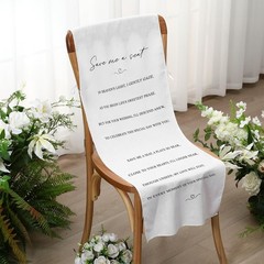 Wedding Reserved Chair Sign Memorial Heaven – Seating Decor for Loved Ones
