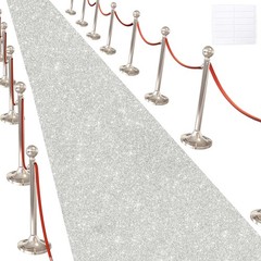 Glitter Carpet Runner 200 GSM 2.6FT X 15FT Non-Woven Fabric – Aisle for Events