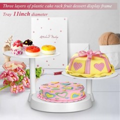 3 Tiers Cake Decorate Display Stand Dessert Support Stand Birthday Wedding Party