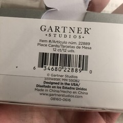 Gartner 22889 Deer Cutout Place Cards Lot 132 For Wedding Party Hunting Forest