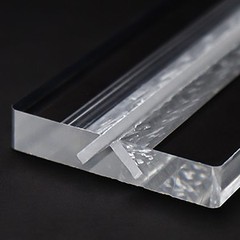 Acrylic Sign Holder, Clear Double Sided Clear Table Menu Vertical Display