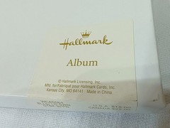 Hallmark White & Ivory Bells Wedding Guestbook Album with Pen in box New/Unused