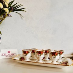 Royal Albert Old Country Roses Egg Cups – Set of 6 Bone China