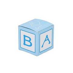 25 BLUE 2″ CUBE Baby Shower Party FAVOR BOXES Party Events Decorations Supplies