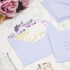 Paper Junkie Wedding Invitation Envelopes – A7, One Size, Lavender Purple