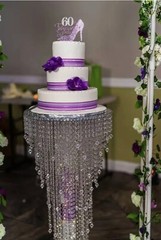 Wedding cake TABLE for Cake Stands Crystal Cake Table 10inch