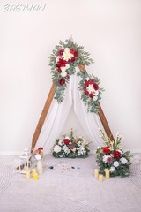 Artificial Wedding Arch Flowers Kit(Pack of 3),Wedding Decor and Wedding Arch…