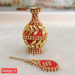 Surma dani, Velvet surma dani,Handcrafted Brass Surma Dani,Surmadani for wedding