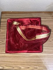 Indian Style Red and Gold Gift Basket for Special Occasion Wedding Party Favors