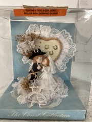 Western Wedding Cake Topper Handcrafted in the USA- Vintage