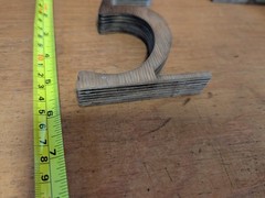 Solid Wood Table Numbers 1-15 Freestanding Party /Wedding Event Table Markers 5″