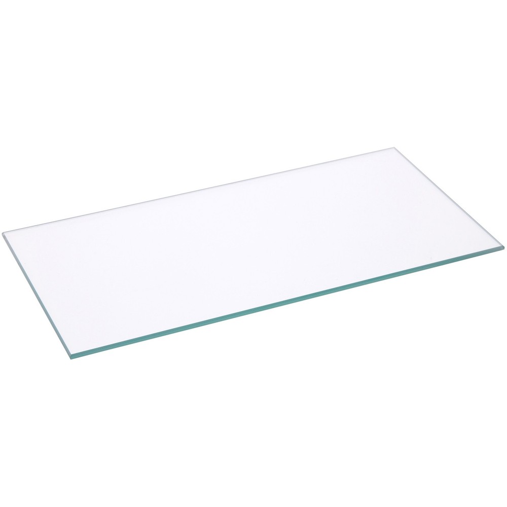 Plymor 4″ x 8″ Rectangle, 3mm Thick Non-Beveled Clear Glass