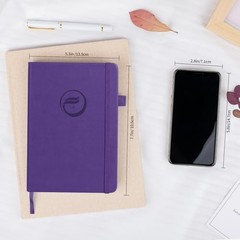 Password Book with Alphabetical Tabs, Password Medium(5.3″ x 7.7″) Purple