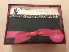 His & And Hers Wedding Invitations- 25 Count, Black Pink White DIY Printable