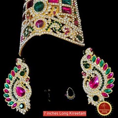 Designer Goddess Varalakshmi AMMAVARU KIREETAM SET | Amman Pooja Festivals