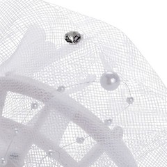 Sparkle and Bash Wedding Bouquet Holder – 3 x 7 in, White Lace & Rhinestones …