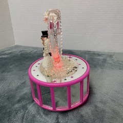 Musical Rotating Wedding Decoration Bride And Groom Lights Up Classic