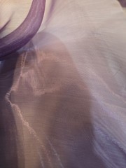 15-108″ ROUND TABLECLOTH Wedding Purple Organza Fabric Sheer Party Event Overlay