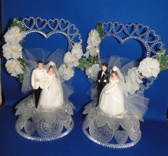 New Wilton Vintage «Crystal Fantasy» CakeTop, Bride & Groom, #101-2299, 2230