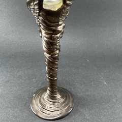 2 International Silver Co. Toasting Goblet Fluted Champagne Glasses Goblets
