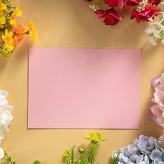 100 Pack Cardstock Blank Heavy Cards Stock, Pink, 4×6 inches | 250GSM Thick P…