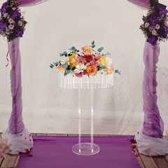 Wedding Flower Stand Flower Holder Single Tier Acrylic Wedding Flower Stand