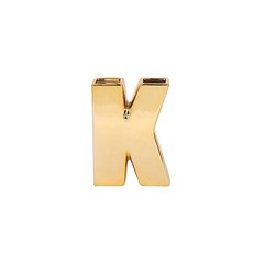 GOLD 6″ Ceramic K Symbol Flower VASE Table Centerpiece Party Events Decorations