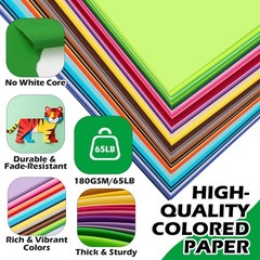 160 Sheets 5″ X 7″ Colored Cardstock, 80 Assorted 5X7in 160p, Colors