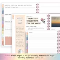 WAAV 2026 Weekly and Monthly Planner Calendar, January 7″ x 9″ Bailey- 2026