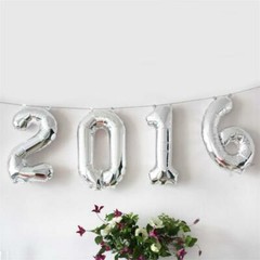 1 pc Silver 40″ NUMBERS Festive Mylar Foil Balloon Party Birthday Decorations