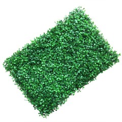 12Pcs Artificial Plant Hedge Grass Mat Greenery Wall Fence Panel Background USA