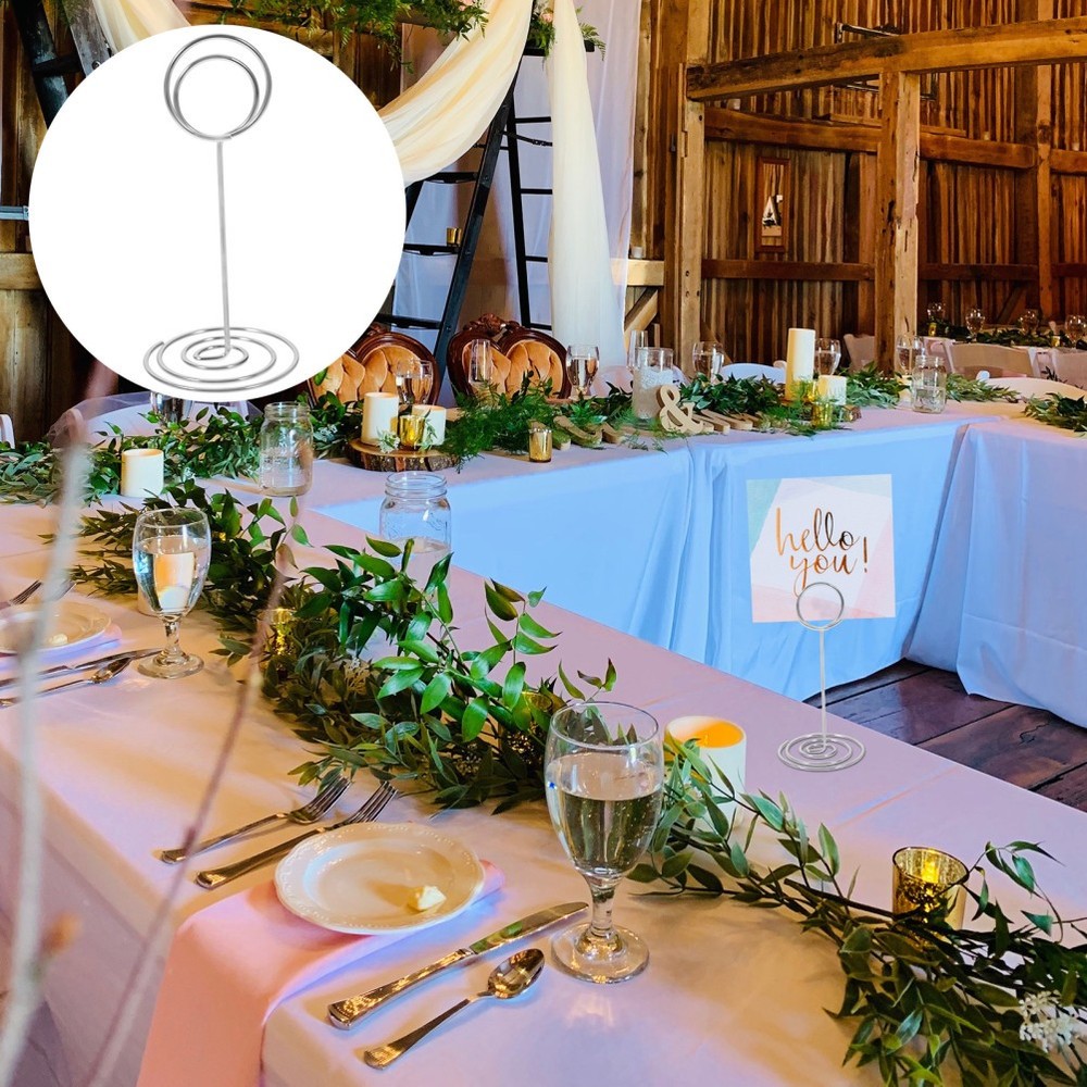 10Pcs Place Card Holders Table Number Holders Table Picture Stands picture clips