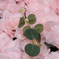 6-Pack 24 × 16 Inch 3D Pink Hydrangea Flower Wall Panels Backdrop for Wedding