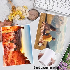 50 Pack 5×7 Cardstock Paper, 80lb White Thick inches, white